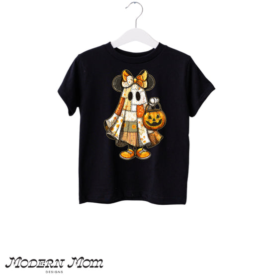 Quilted mouse girl(toddler-Youth XL)
