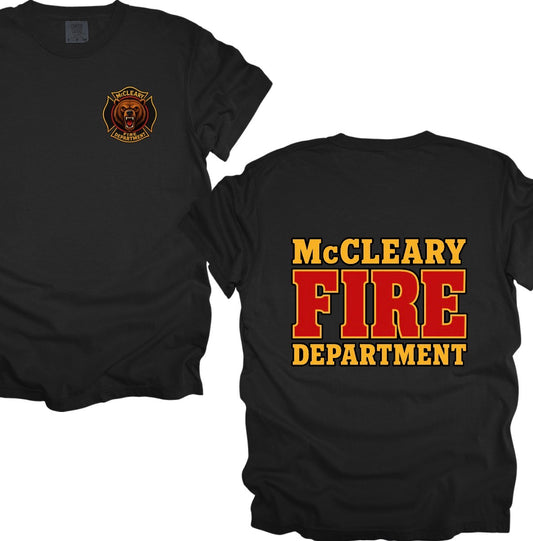 McCleary Fire Dept. tee shirt (Unisex 100% cotton)
