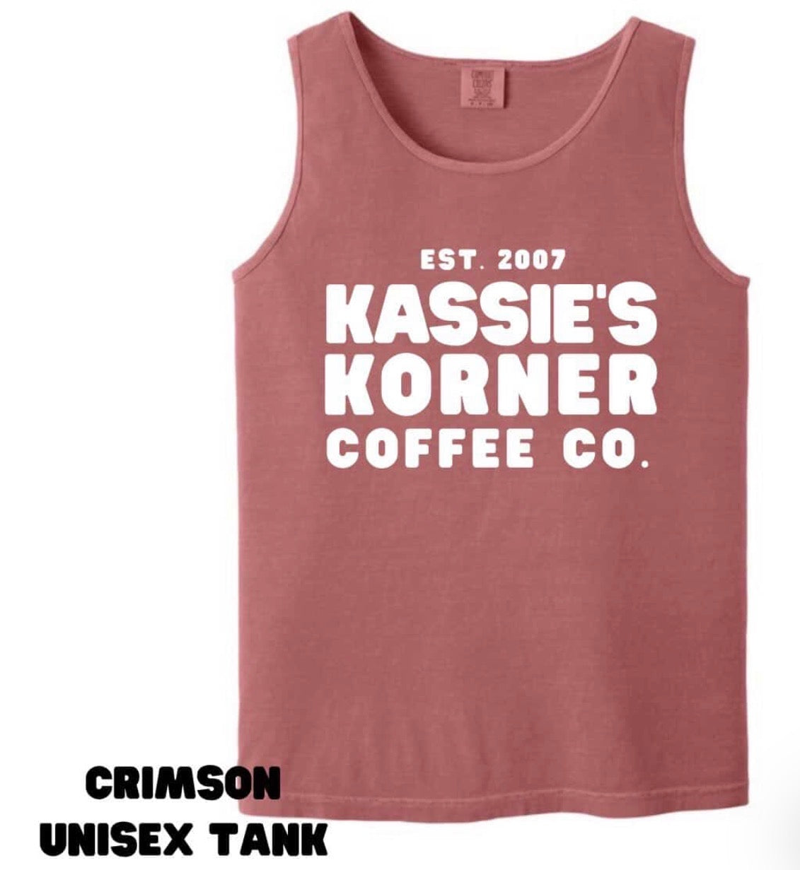Kassies Korner unisex tank