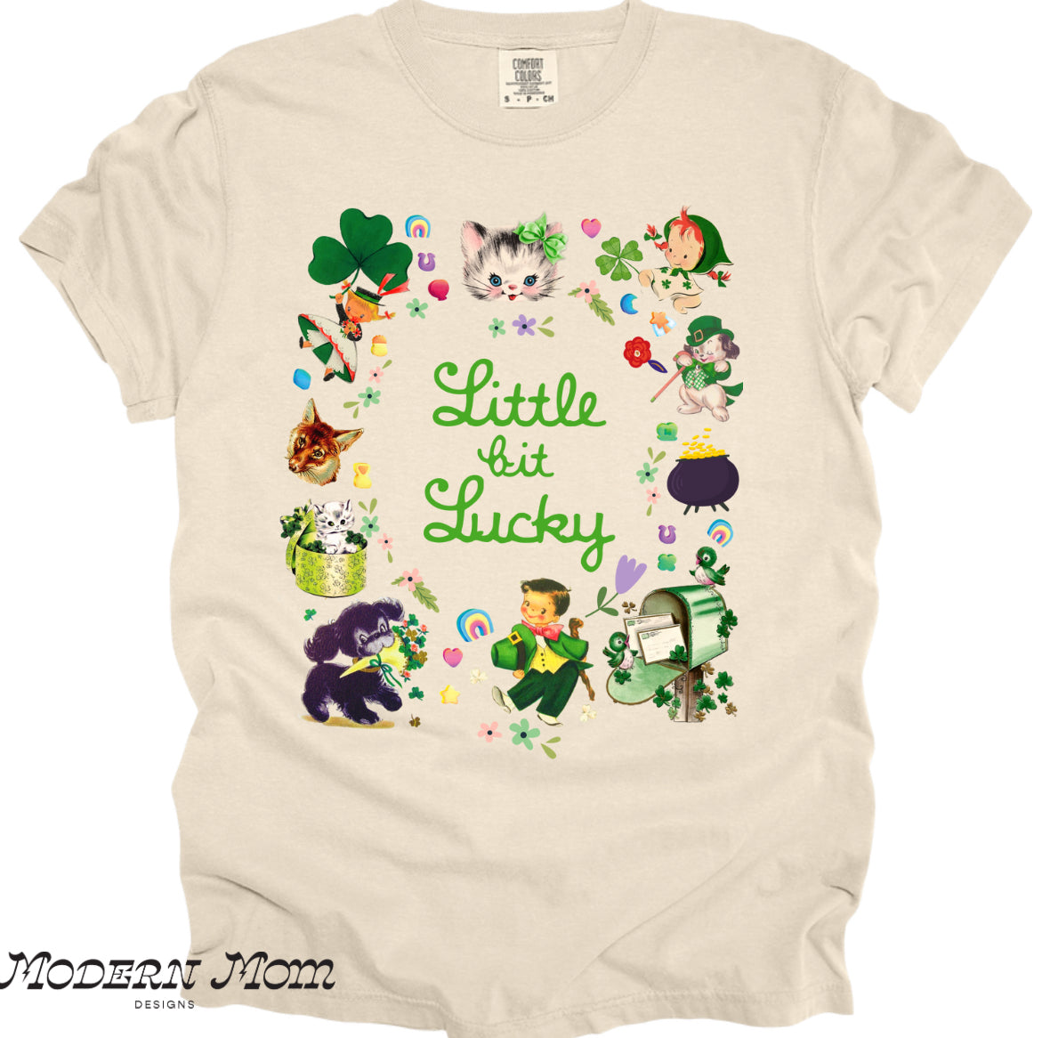 Little bit lucky (tee shirt or crewneck)