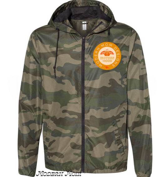 Motherhood exclusive camo windbreaker