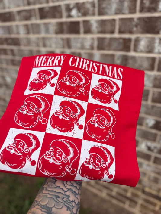 MERRY CHRISTMAS SANTA crewneck