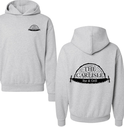 The Carlisle bar & grill adult hoodie (leave your desired color in the notes section at checkout)