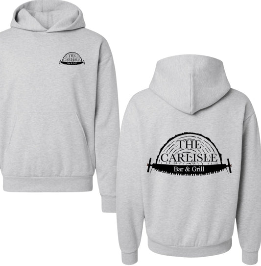 The Carlisle bar & grill adult hoodie (leave your desired color in the notes section at checkout)