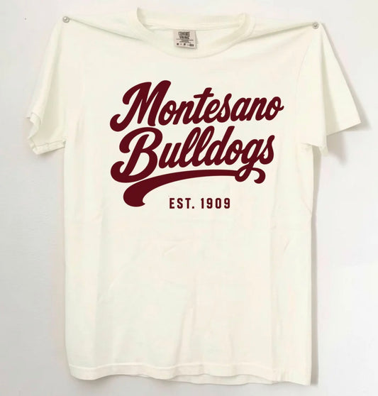 Montesano Bulldogs tee shirt