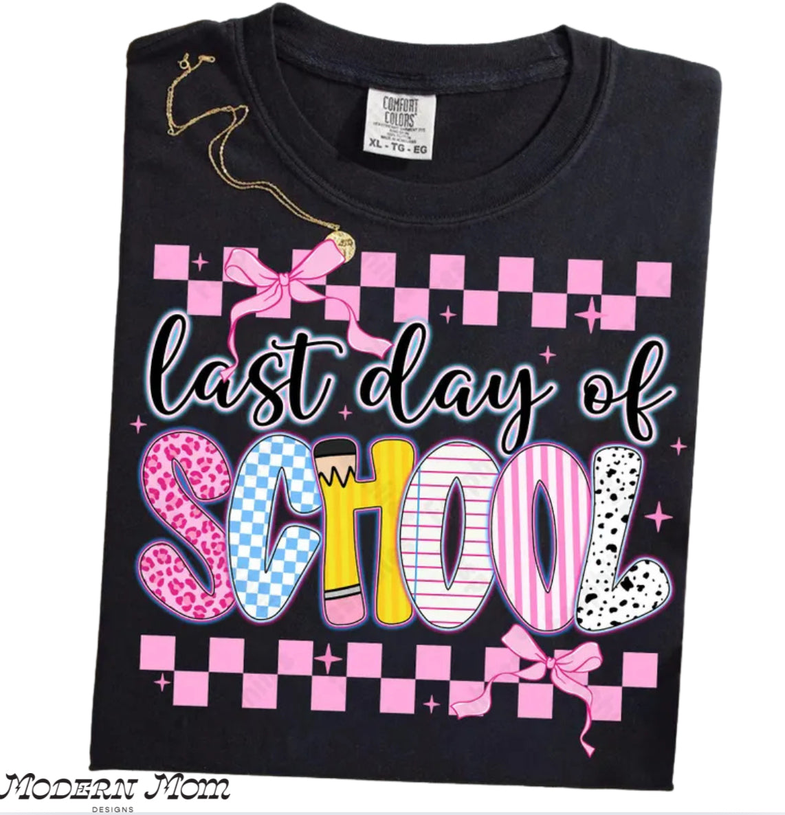 Last day of school checkers