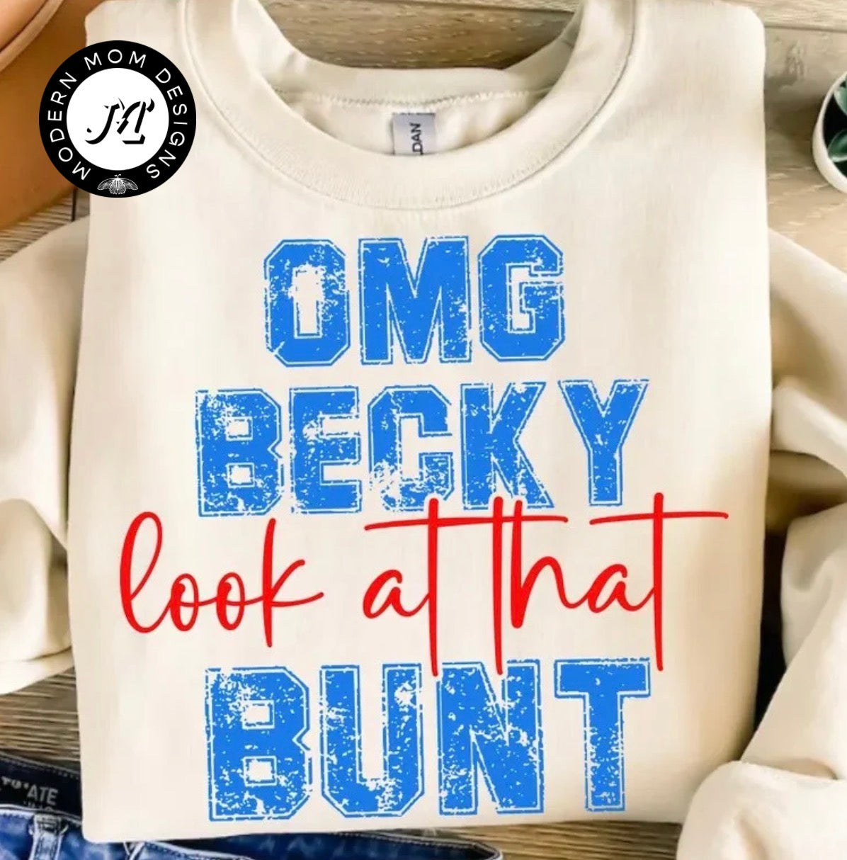 OMG BECKY look at that BUNT