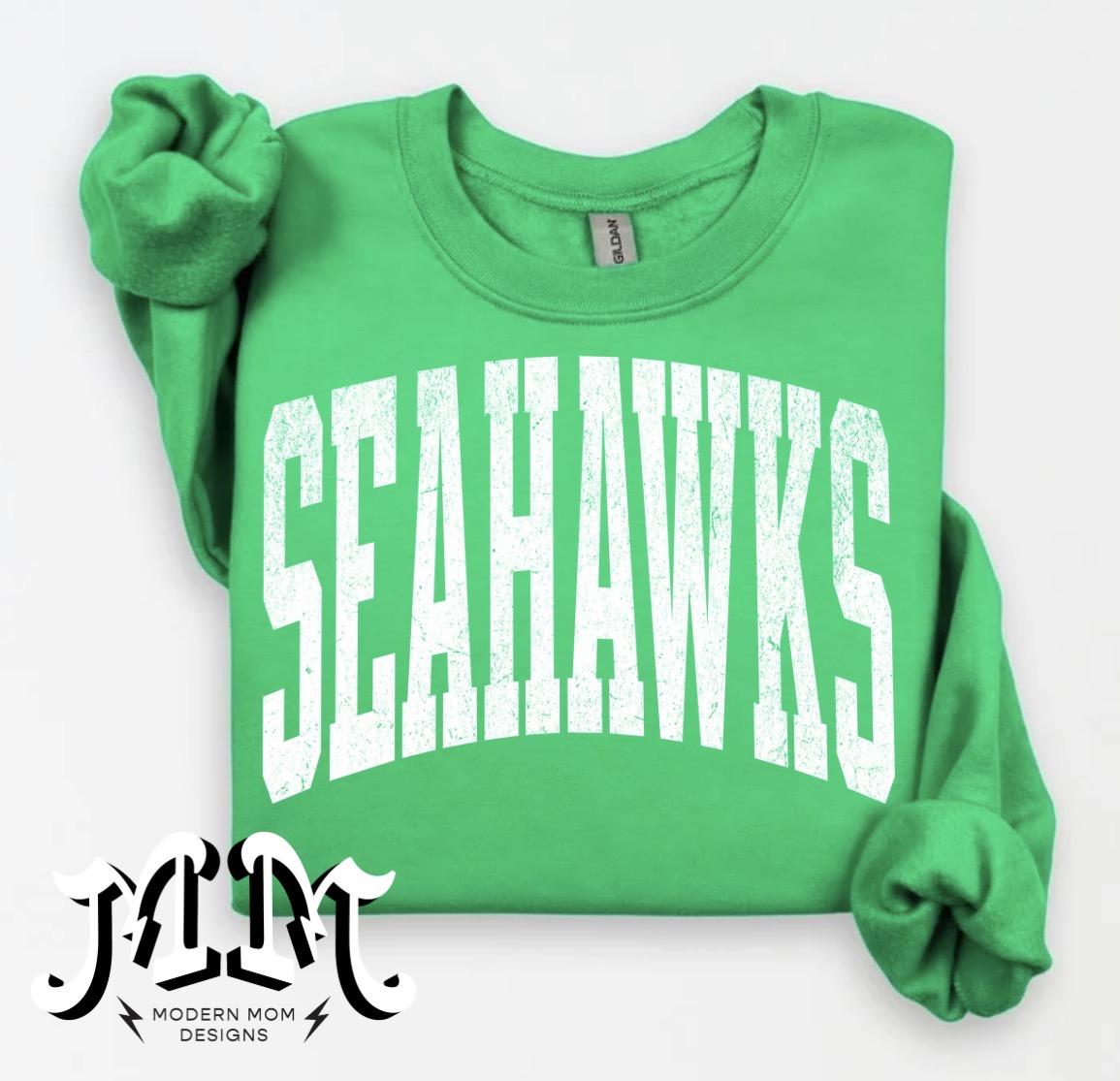 Seattle hawks WHITE PRINT (leave a note for what color you want)