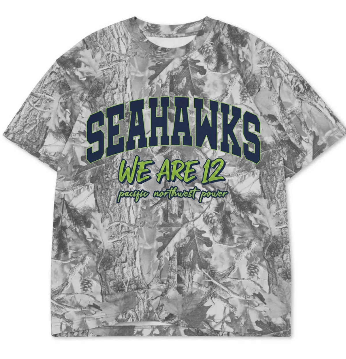 We are 12 boxy premium grey camo tee (youth XS-Adult 4XL)