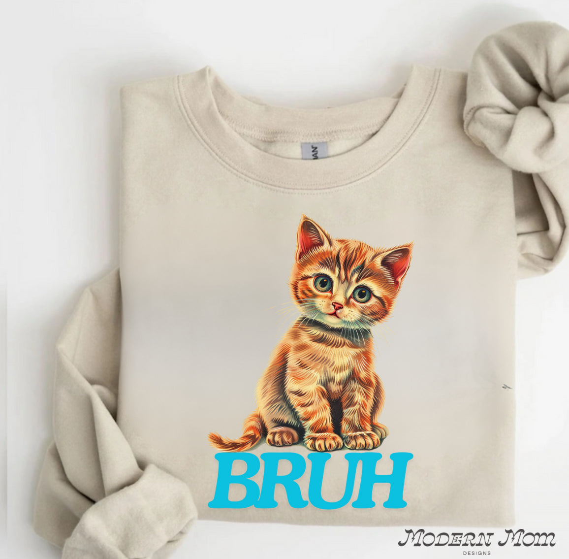 Bruh kitty (tee, crewneck or hoodie )