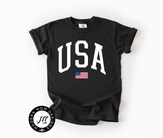 USA black (toddler-youth XL)
