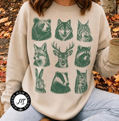 Wildlife (tee shirt, crewneck or hoodie)
