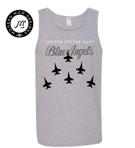 Blue angels unisex tank top