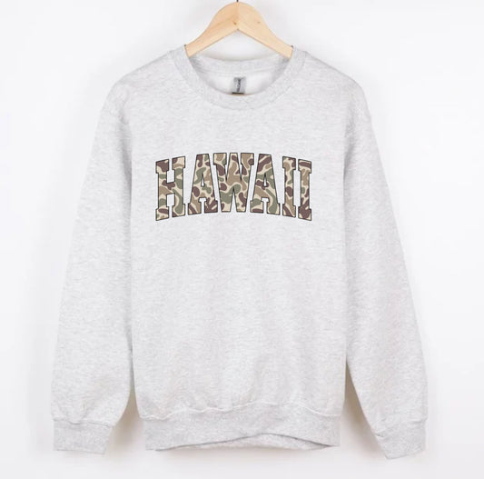 HAWAII duck camo CREWNECK