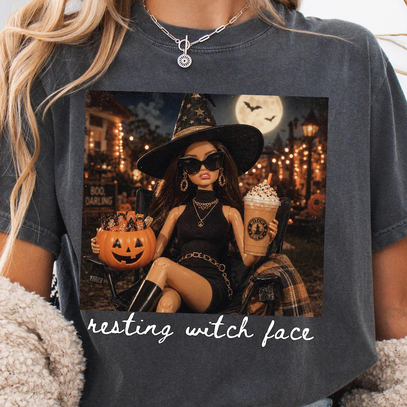 Resting witch face (tee shirt, crewneck or hoodie)