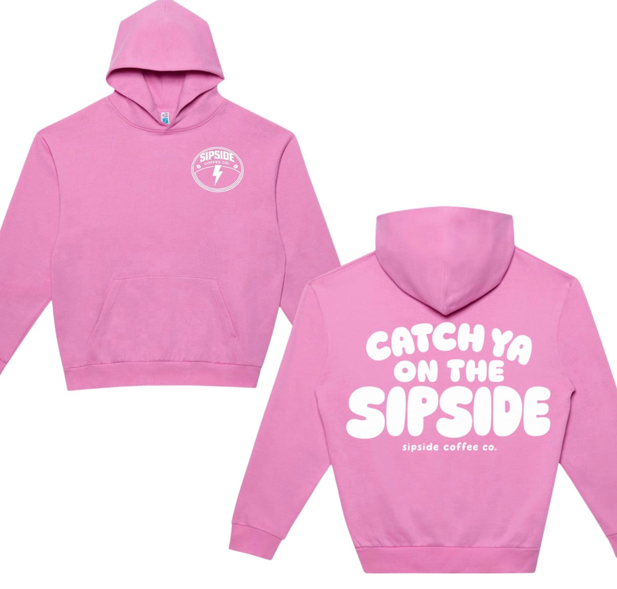 Sipside coffee co. Exclusive “catch ya on the Sipside” hoodies