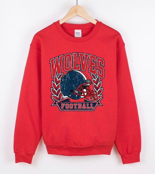 Wolves Football crewneck or hoodie