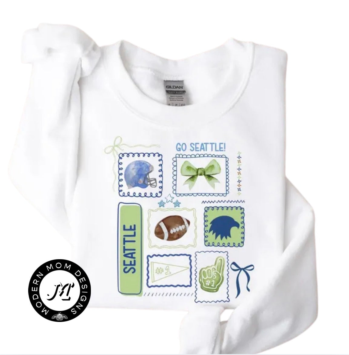 Football collage (tee shirt, crewneck or hoodie)