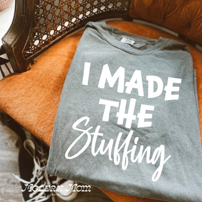 I made the stuffing (tee or crewneck) MATCHING! Sold separately