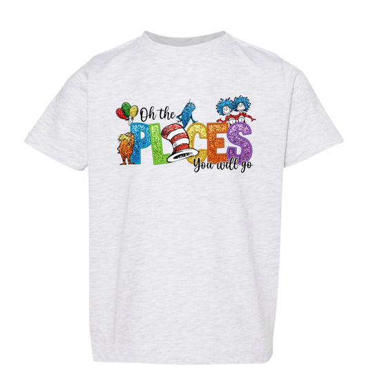 Oh the places (2T-youth XL)-tee, crewneck, or hoodie