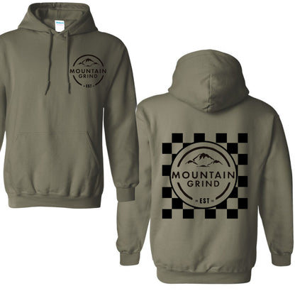 Mountain grind checkered back OG front