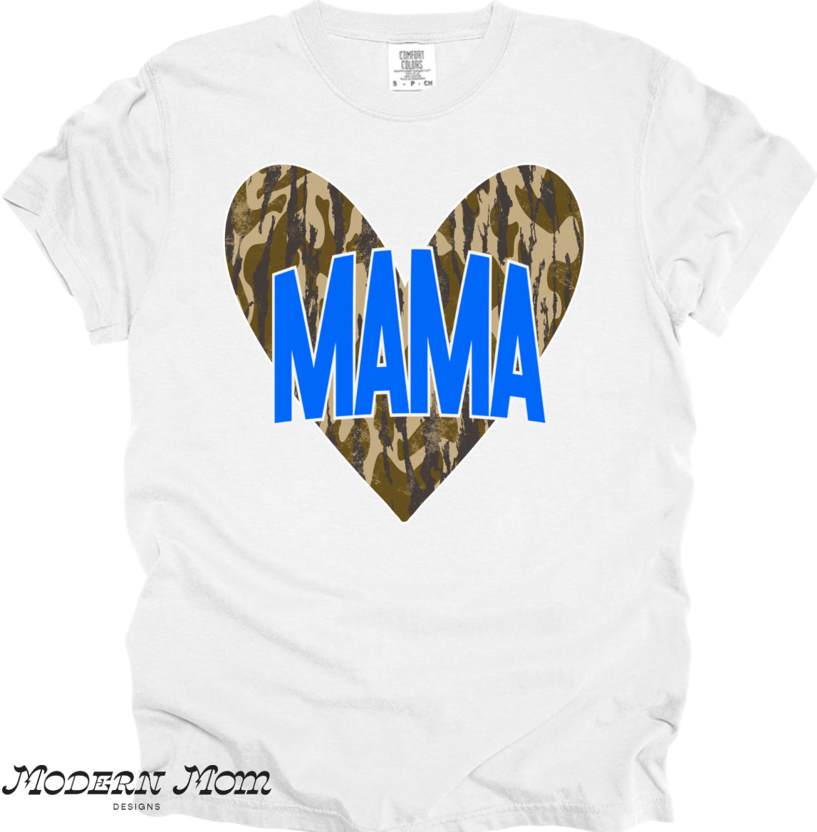 Camo mama heart