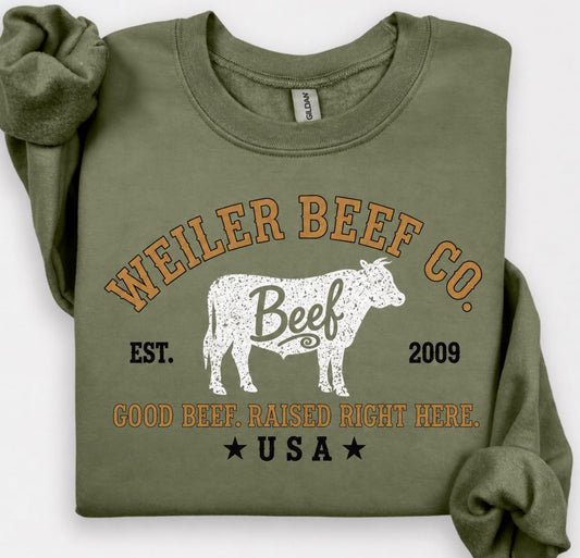 Weiler Beef military crewneck