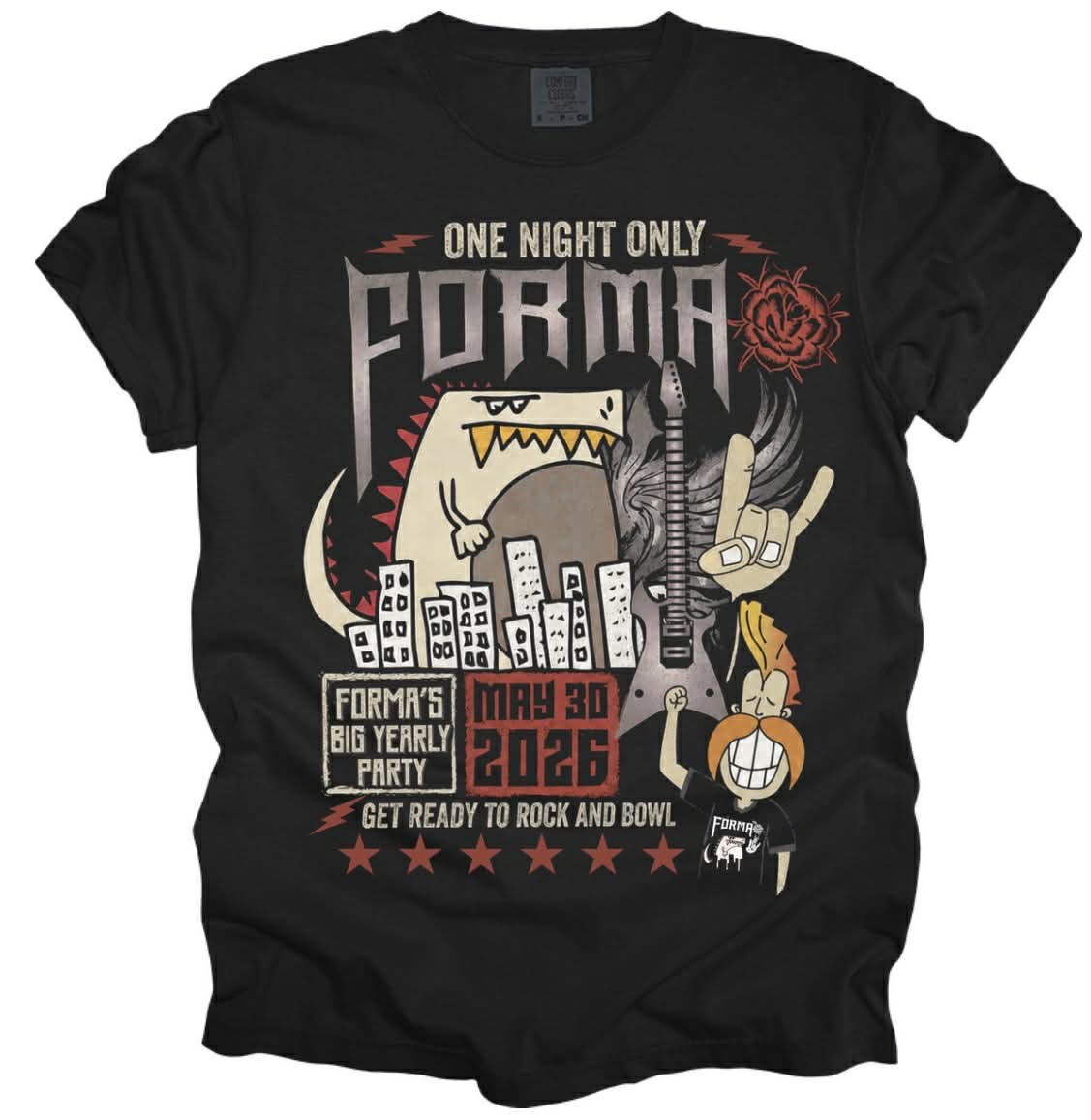 CUSTOM Forma band tee NEED ASAP