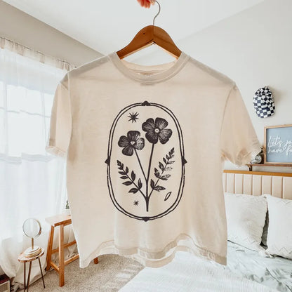 Flower frame  (tee shirt, crewneck or hoodie)