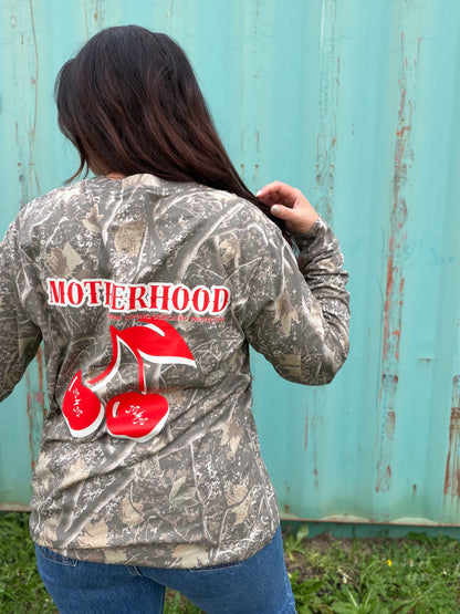 Motherhood. Deadwood camo longsleeve tee shirt