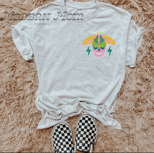 Butterfly skull MMD exclusive tee shirt