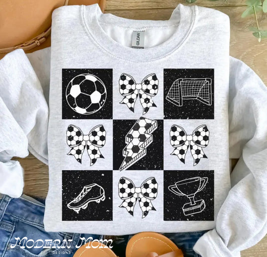 Checkered soccer