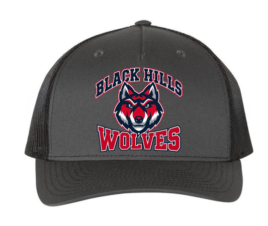 Wolves Black Hills 5 panel richardson hat (screen print)