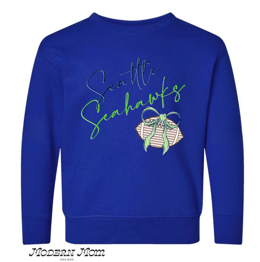 Seattle hawks script(NEWBORN-youth XL)