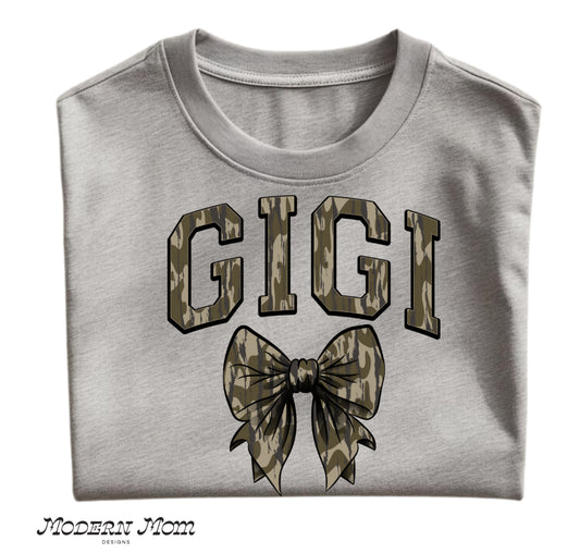 GIGI camo print crewneck