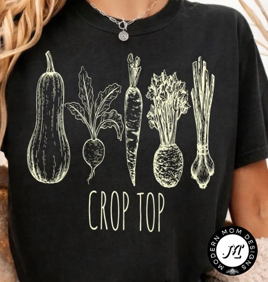 Crop top (tank top, tee shirt, crewneck or hoodie)