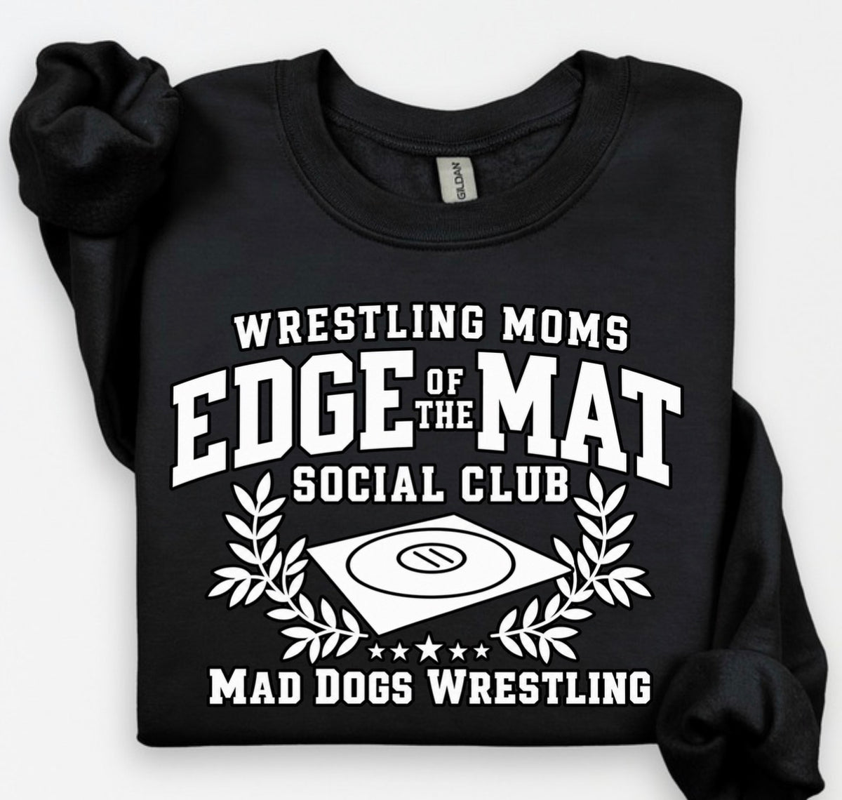 Wrestling mom edge of the mat social club-adult (multiple options)