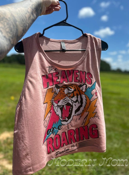 The heavens are roaring tank