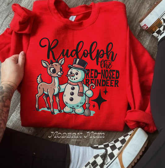 Red nose (tee or crewneck or hoodie )