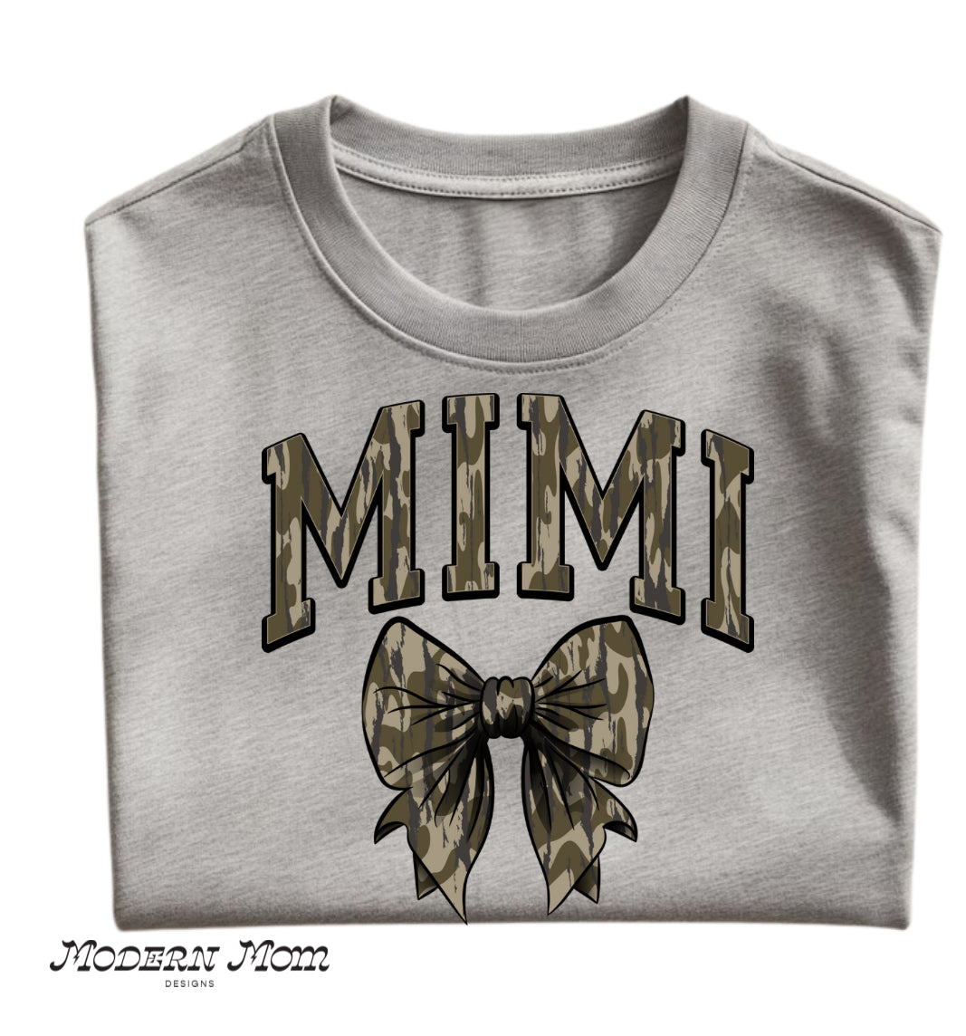 MIMI camo print crewneck