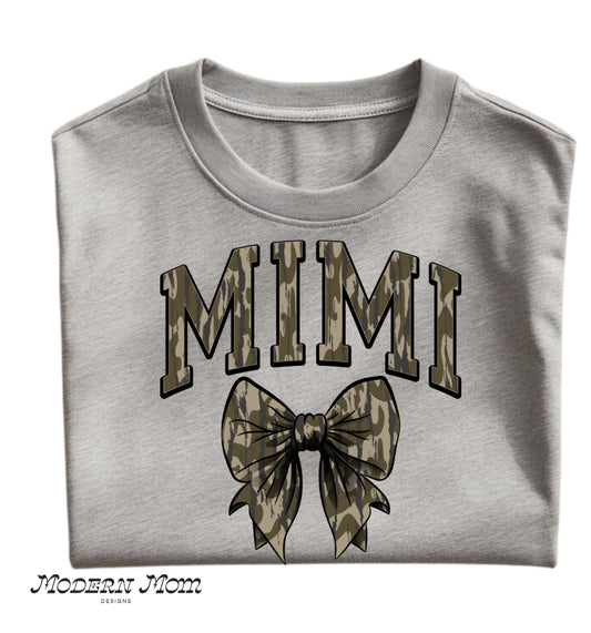 MIMI camo print crewneck