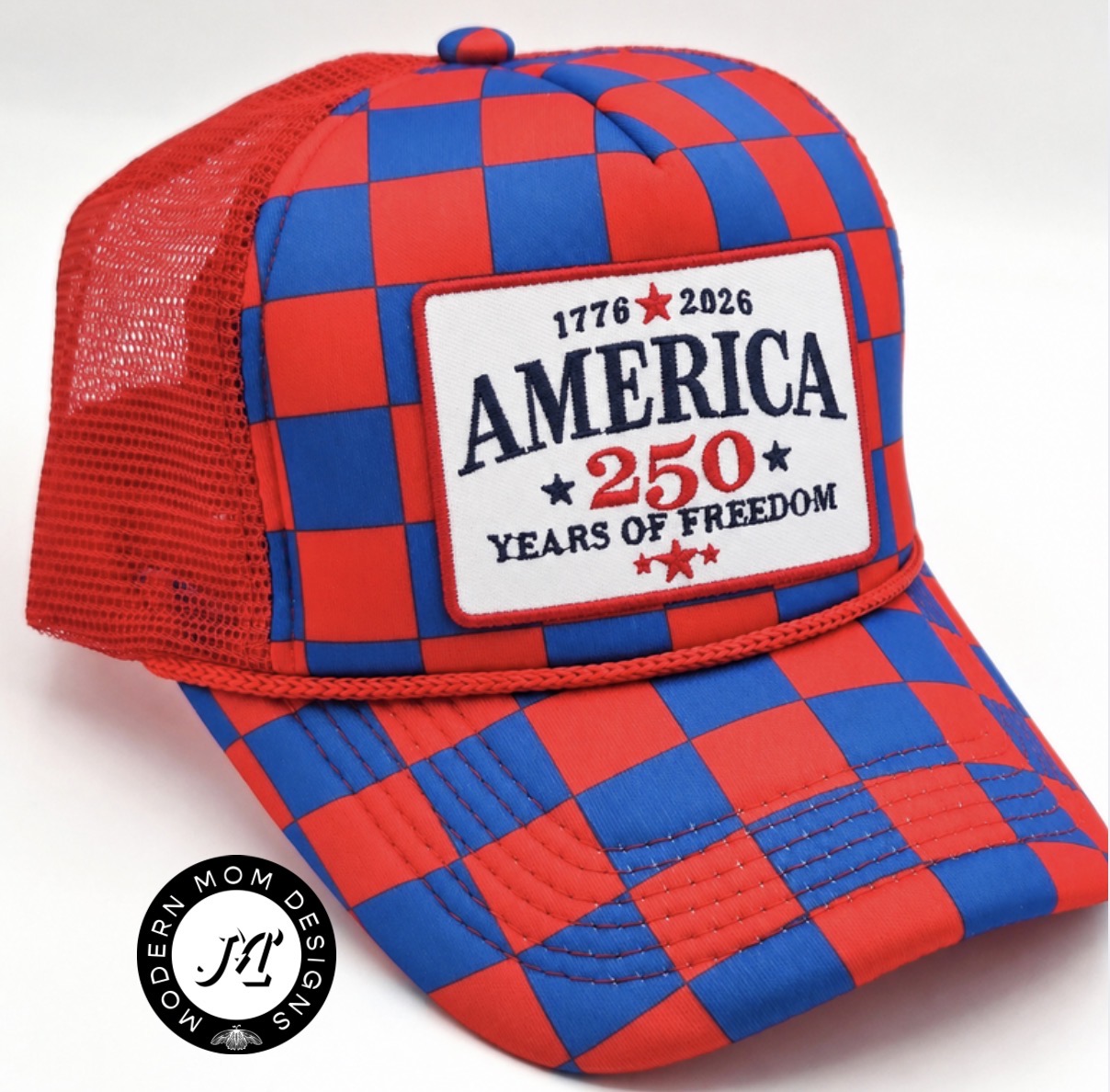 America checkered snap back
