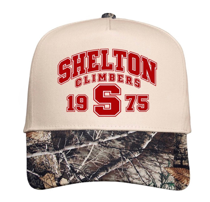 Shelton Camo bill hat (screen print)