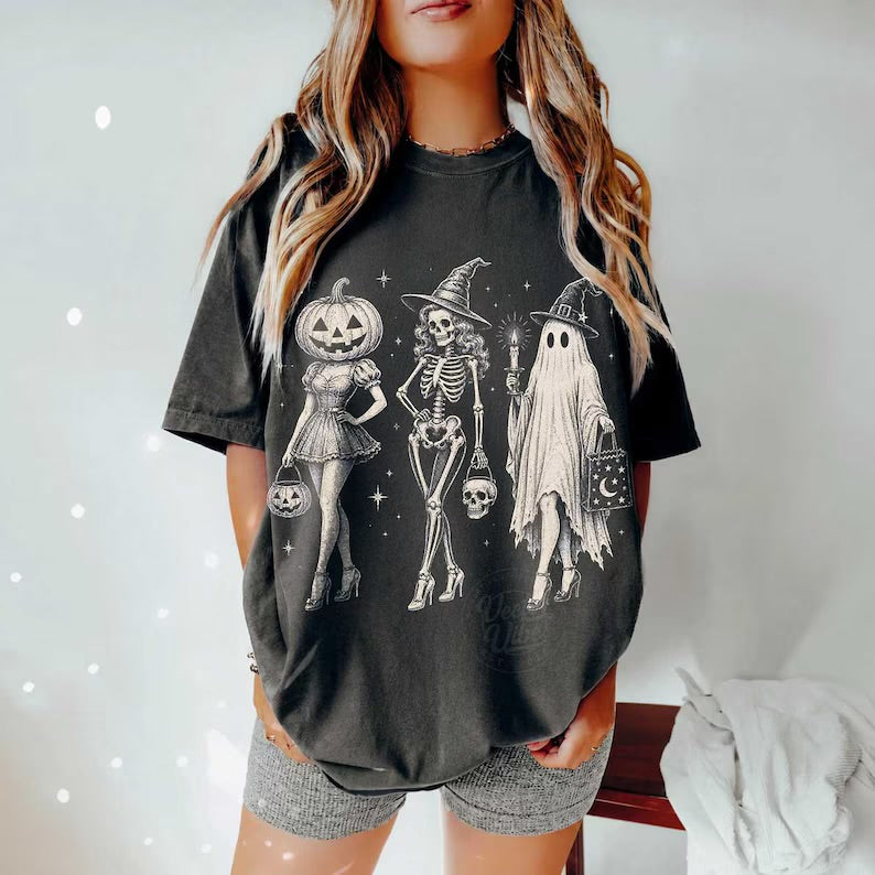 Spooky girls (tee shirt, crewneck or hoodie)