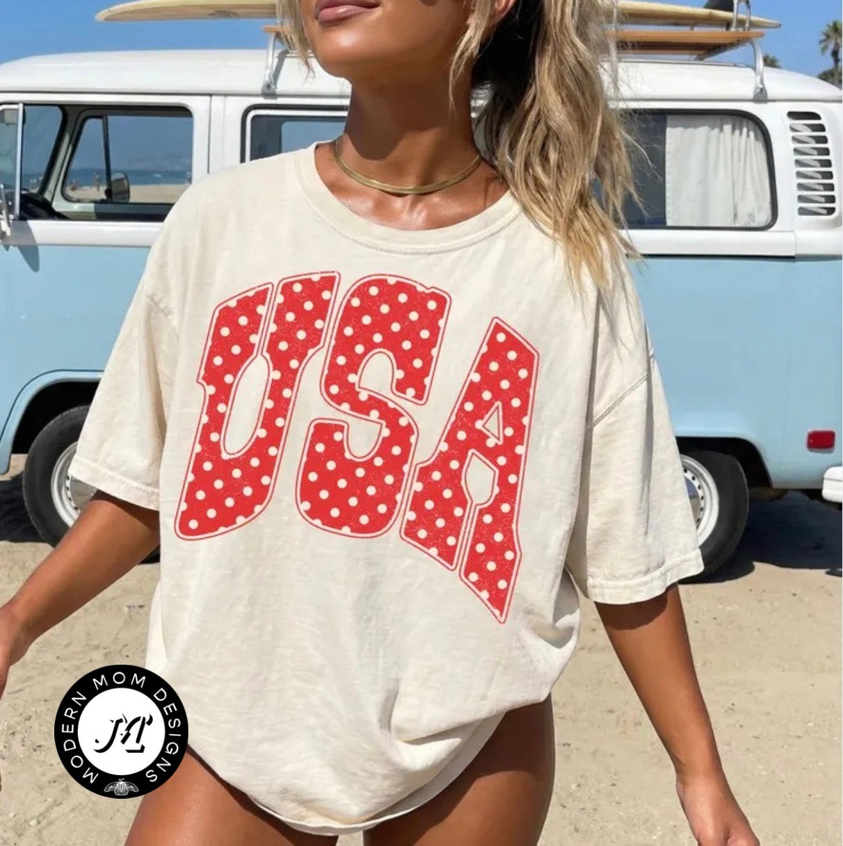 USA polka dots (tee shirt, crewneck or hoodie)