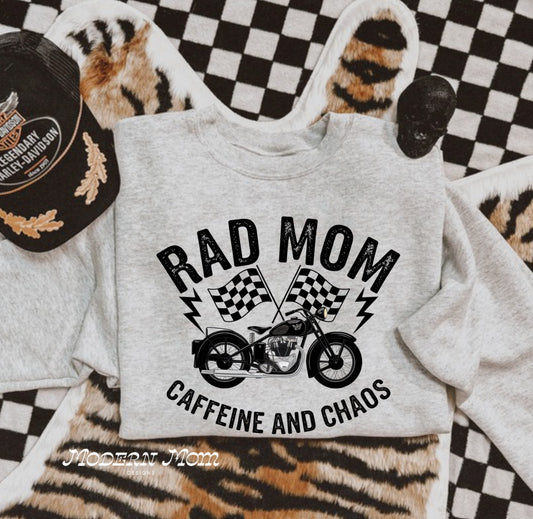 Rad mom (tee, crewneck or hoodie )