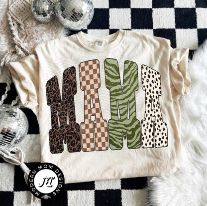 Mama (tank top, tee shirt, crewneck or hoodie)
