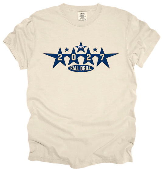 Elma fall drill ivory tee