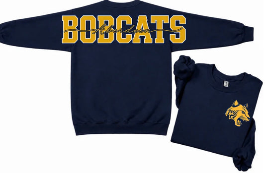 Aberdeen bobcats crewneck with big back print