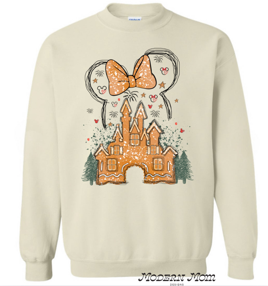 Gingerbread magical castle  (tee, crewneck or hoodie )